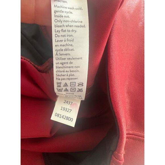 Spanx Faux Leather Ready To Wow Leggings Women Size M Mid Rise Slimming Pull On - Picture 8 of 14